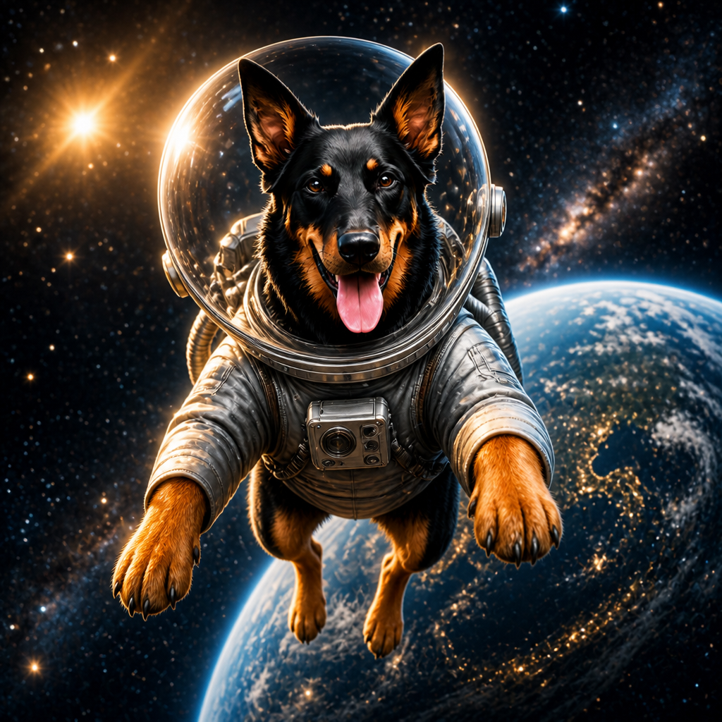 The Reddit Dog in space