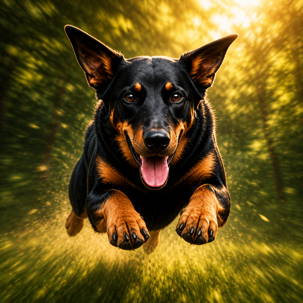 The Reddit Dog action leap