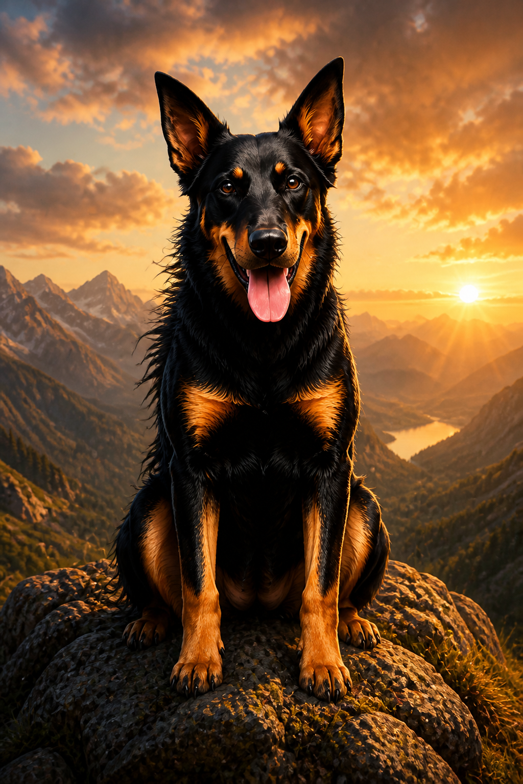 The Reddit Dog on the mountain